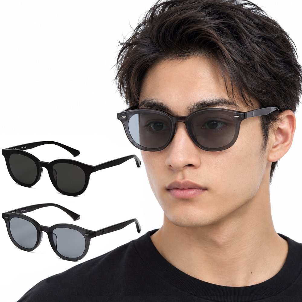 ポリス サングラス POLICE ラウンド 男女兼用 メンズ レディース イーグルロゴ SPLP98K 選べる2カラー 【安心の正規品・ケース付き】 【ラッピング無料 誕生日 お祝い プレゼント ギフト 贈り物】