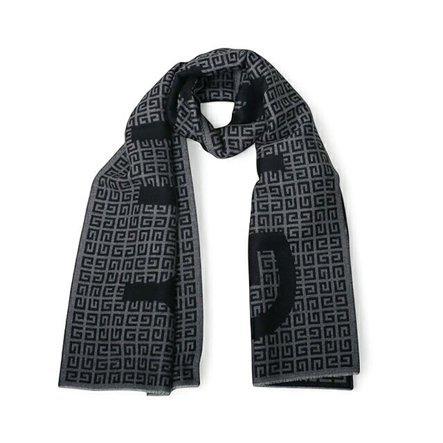 ジバンシー GIVENCHY マフラー GV3518-J6261-003 ユニセックス メンズ レディース グレー マフラー