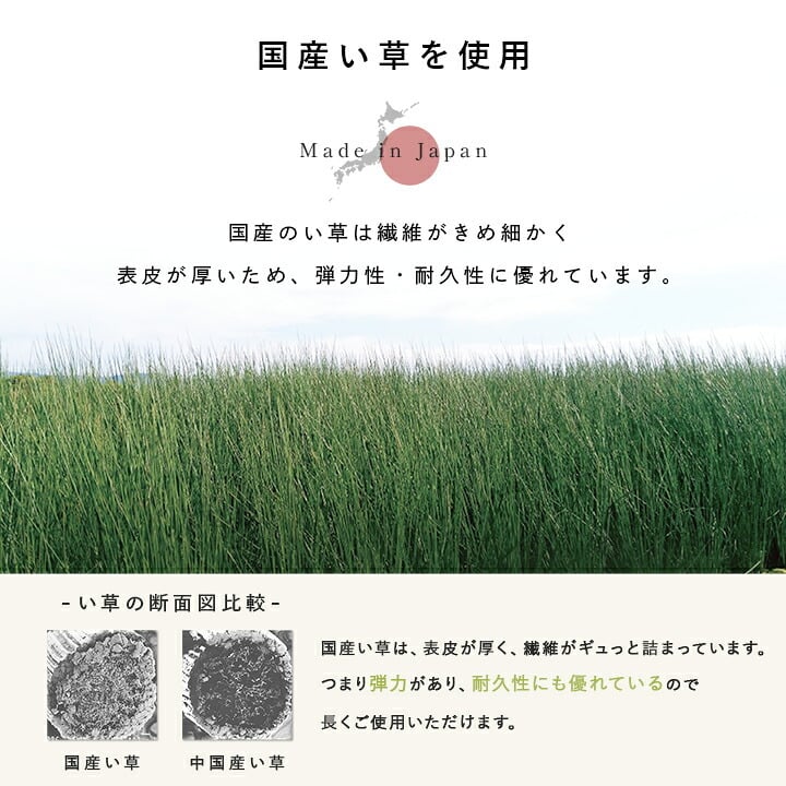 フロアマット 置き畳国産い草簡単和室ベビーキッズプレイマットフロアマット約82×82cm単品 約70×70cm 抗菌防臭 滑り止め 木製 ウレタン ラグ インテリア 敷物 クッション性 ズレにくい 無染土い草 肌触り 柔らか 耐久性