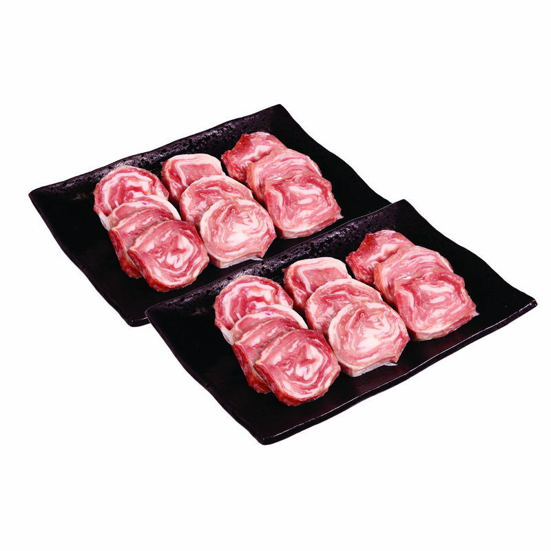 鹿児島黒豚 鹿児島県産 黒豚ミニロールステーキ (50g)×20 (MPBPRT20) [お中元][お歳暮] ※送料無料(北海道・沖縄・離島への配送不可)