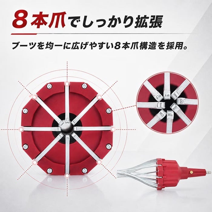 CVブーツエキスパンダー CVブーツ拡張器 CVブーツチェンジャー 変換継手つき 最大拡張径120ミリ 米国式 欧州式 英国式 普通車 トラック ゴト車 自動車整備 ピット 足まわり 新発売 新商品