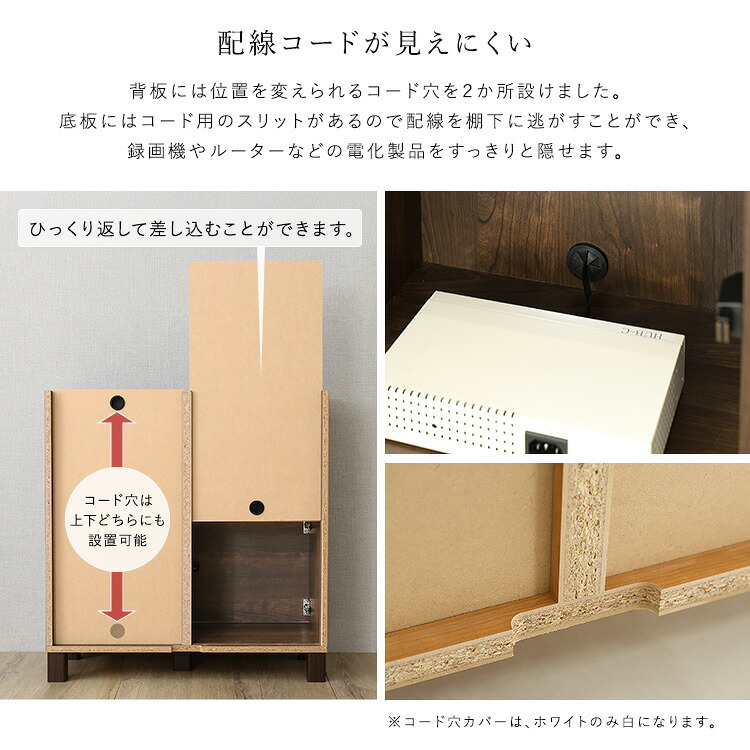 ラック 日本製 プッシュ式扉付きキャビネット 75cm 収納棚 プッシュ扉 配線穴付き 可動棚 リビング収納 サイドボード 木製 おしゃれ 北欧 壁付け収納 脚付き 脚なし 扉付き キャビネット収納 シンプル モダン 新生活