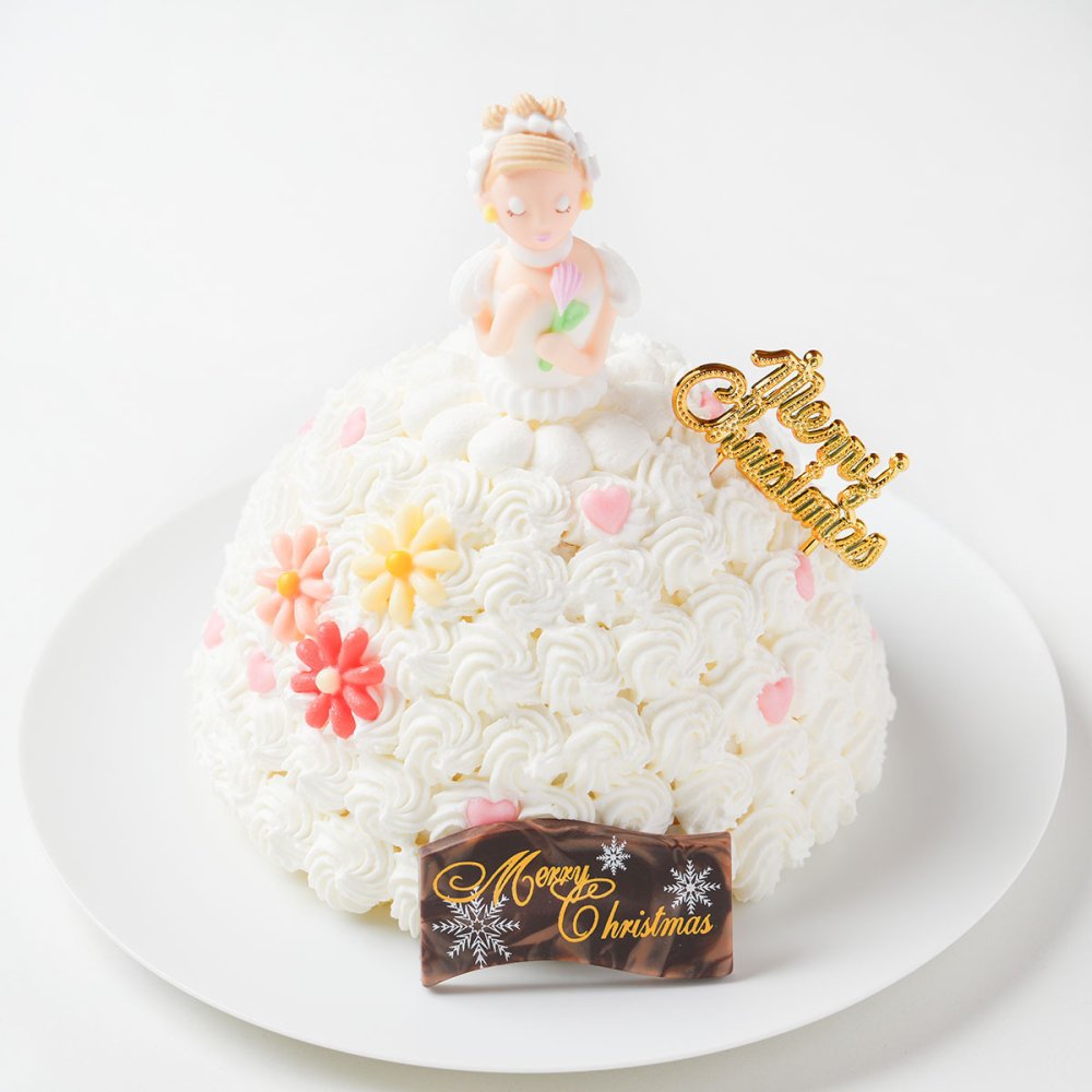 Xmas限定ホワイトプリンセスケーキ・プリンセスケーキ5号15cm(3～4人前)　2026 クリスマス
