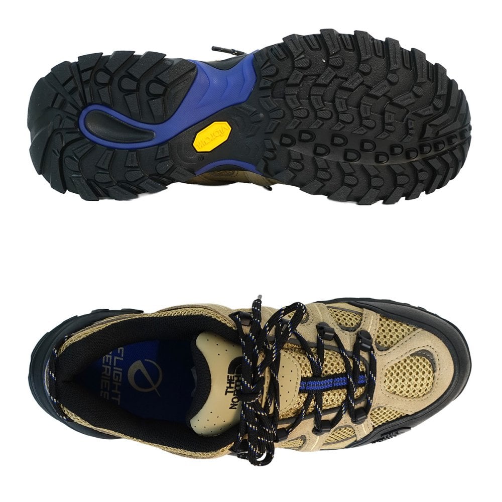 ノースフェイス THE NORTH FACE メンズ レディース スニーカー ヘッジホッグ KB カーキストーン×TNFブルー NF02542 RVST HEDGHOG RVST