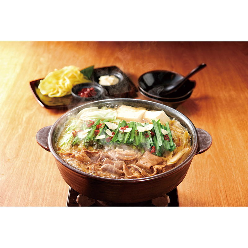 博多やまや もつ鍋 味噌・醤油味 (6377-50c) [お中元][お歳暮] ※送料無料(北海道・沖縄・離島への配送不可)