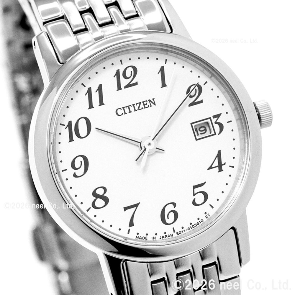 シチズン フォルマ エコドライブ 腕時計 ペアモデル レディース CITIZEN FORMA EW1580-50B