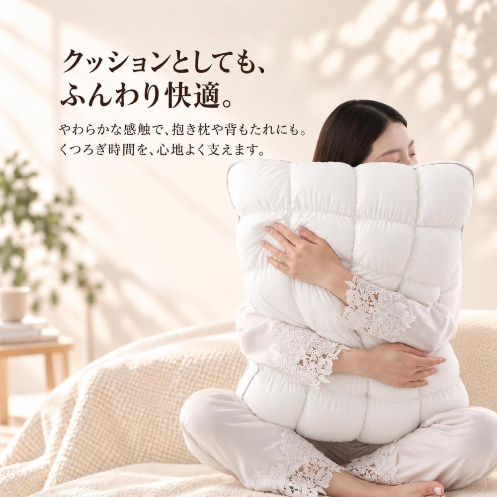 Nekara 枕 まくら ホテル仕様 両面仕様 柔らかめ 寝心地 横向き寝・仰向け寝・うつ伏せ寝対応 高反発の支え感 撥水・防汚加工生地 丸洗いOK 快眠枕 63×43cm