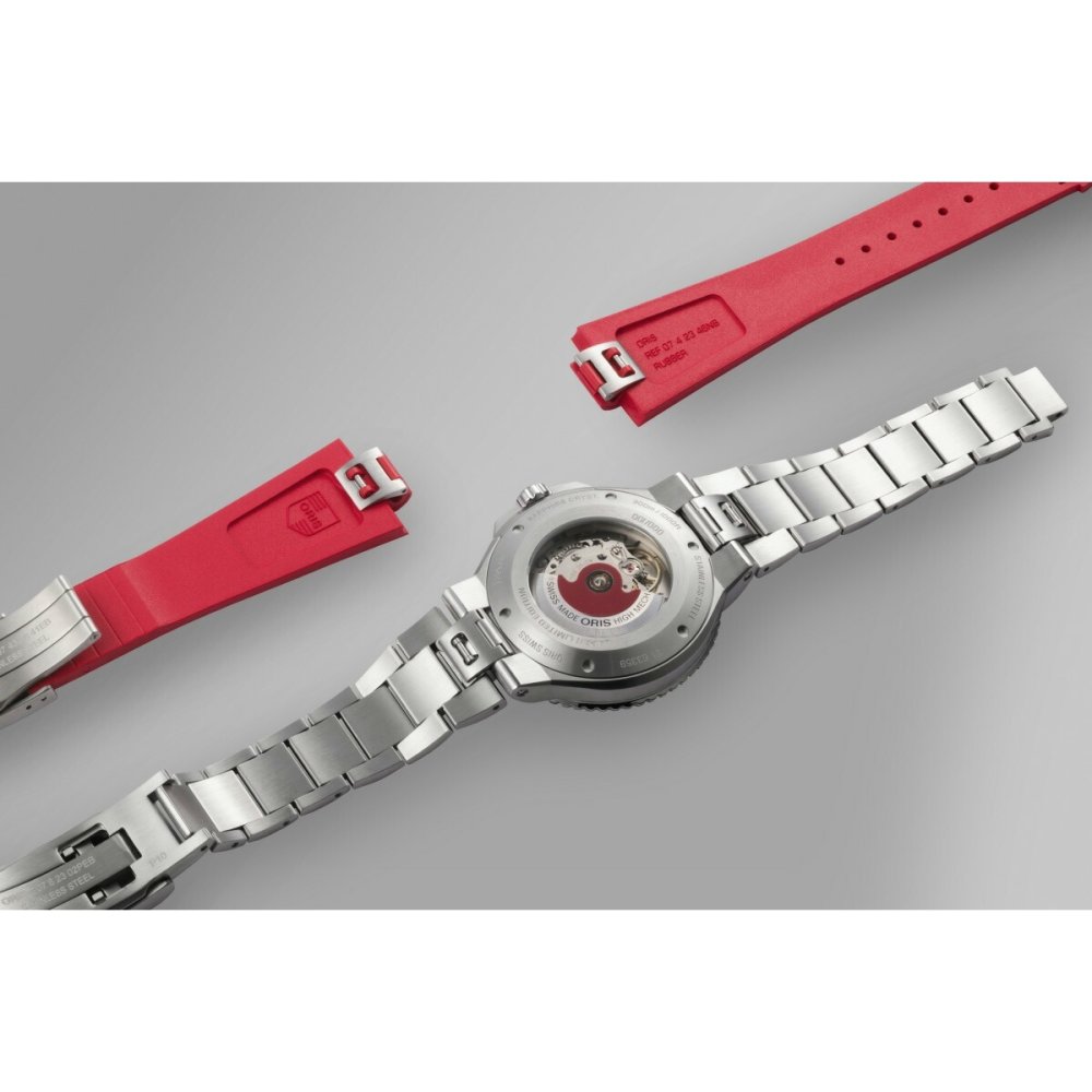 オリス ORIS アクイス ジャパンリミテッドエディション AQUIS JAPAN LIMITED EDITION 腕時計 自動巻 01 733 7789 4111-Set【2025 新作】