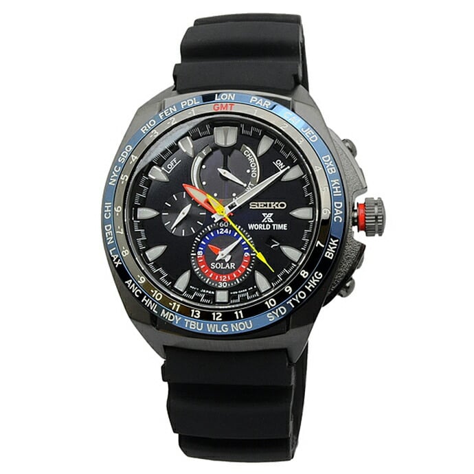 SEIKO 腕時計 セイコー 時計 ウォッチ PROSPEX プロスペックス ソーラー アラームクロノ ワールドタイム メンズ SSC551P1 海外モデル [並行輸入品]