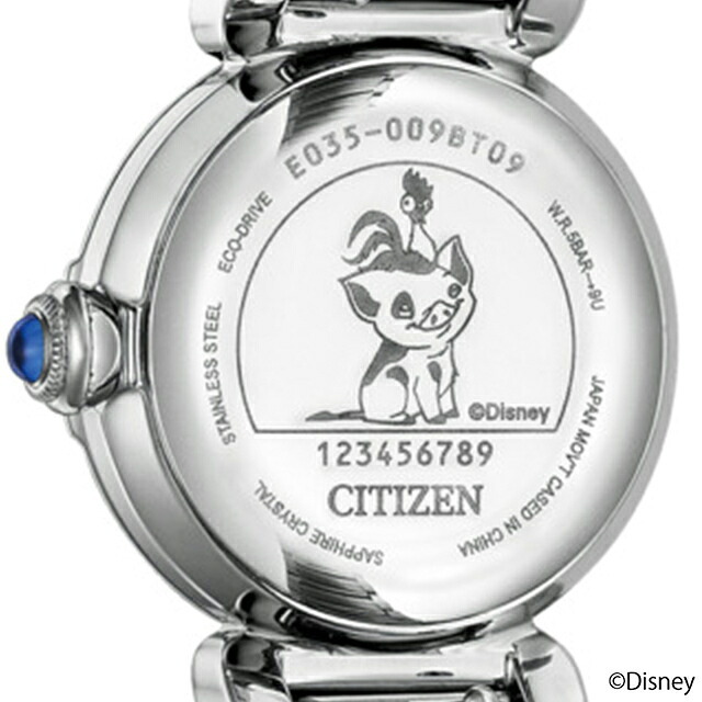 シチズン エル ディズニー コレクション『モアナと伝説の海』 腕時計 ブランド レディース 数量限定 ソーラー CITIZEN L EM1131-81N