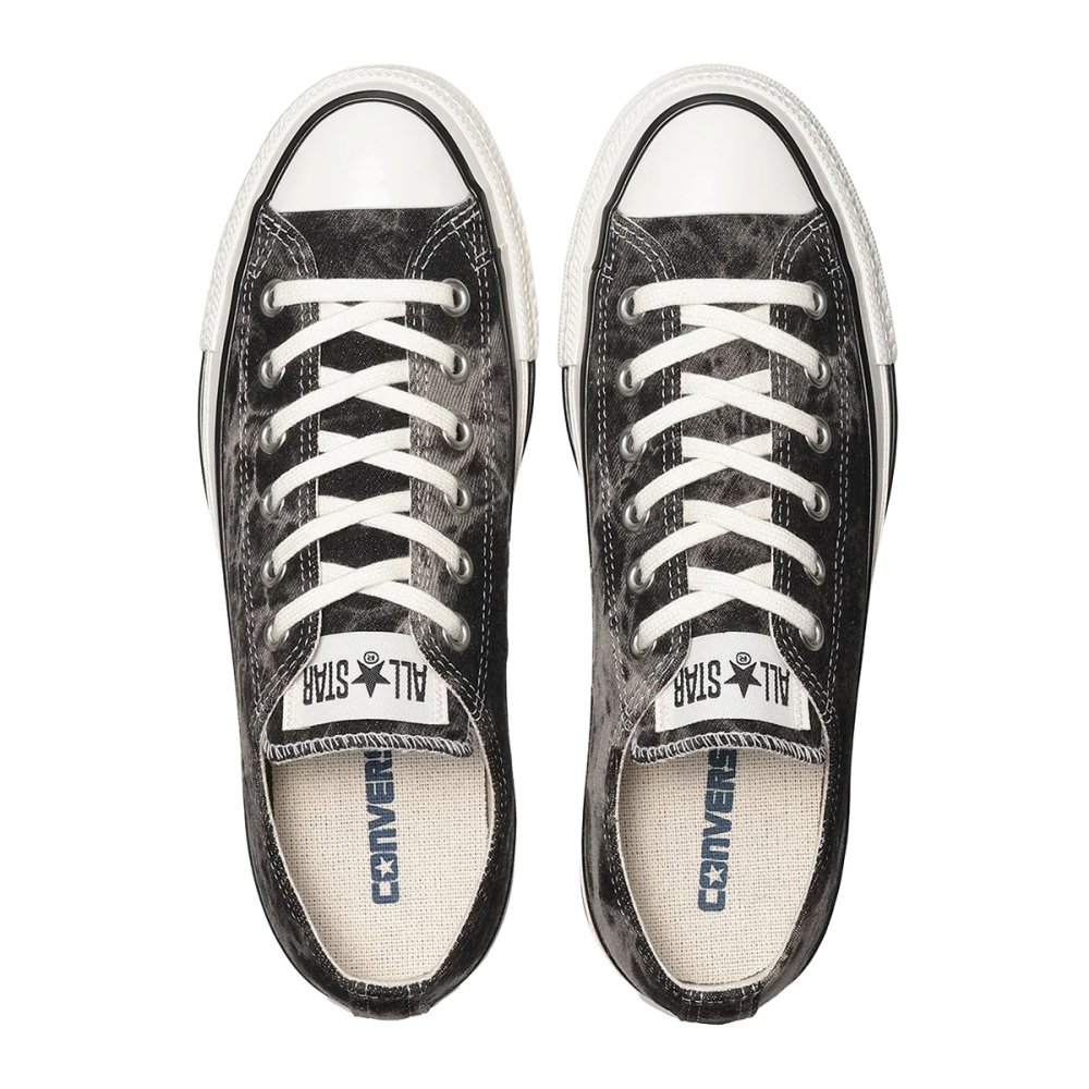 コンバース CONVERSE スニーカー メンズ レディース ローカット オールスター エイジド ブリーチデニム   スモーキーグレイ/ブラック ALL STAR AGED