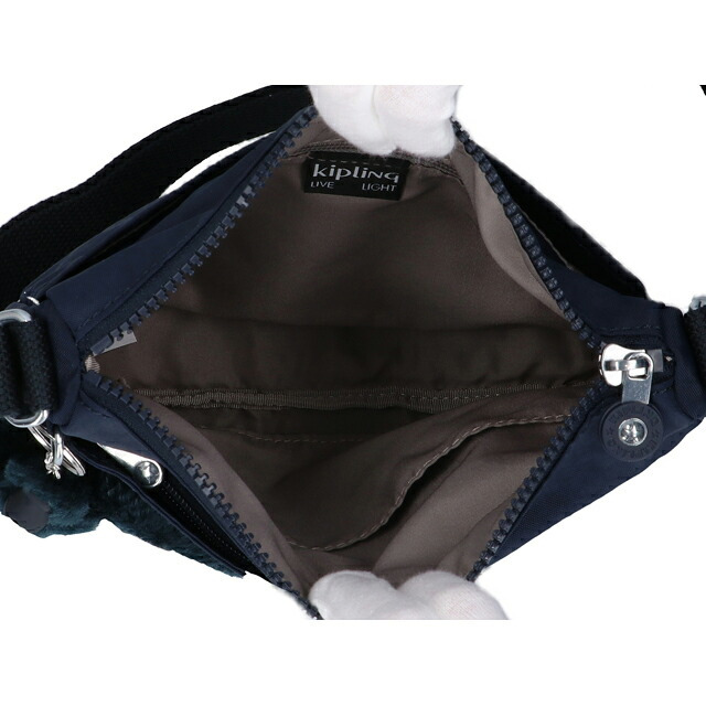 キプリング ショルダーバッグ レディース ブランド Kipling セバスチャン ロゴ ワンポイント 無地 KI2846-96V Blue Bleu 2