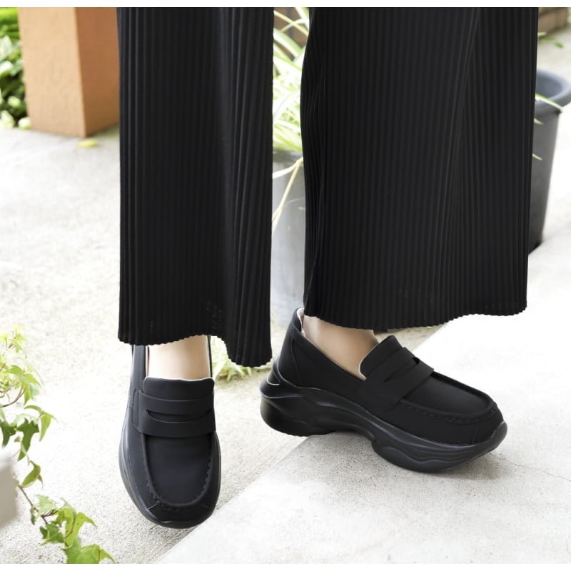 kitson スニーファー レディース 厚底 スニーカー ローファー 軽量 4E相当 幅広 ウエッジソール PU ヌバック風 脚長効果 通勤 通学 誕生日 結婚記念日 母 妻 祖母 娘 父 夫 祖父 息子 友達 親戚 兄弟 父の日 母の日 クリスマス ホワイトデー 卒業 入学 バレンタインデー ラッピング ギフト
