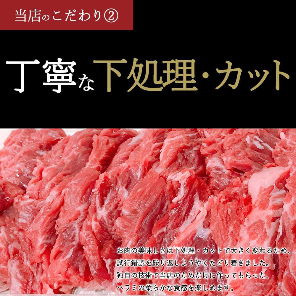 牛ハラミ(サガリ)秘伝の醤油たれ漬け300g×2～6袋