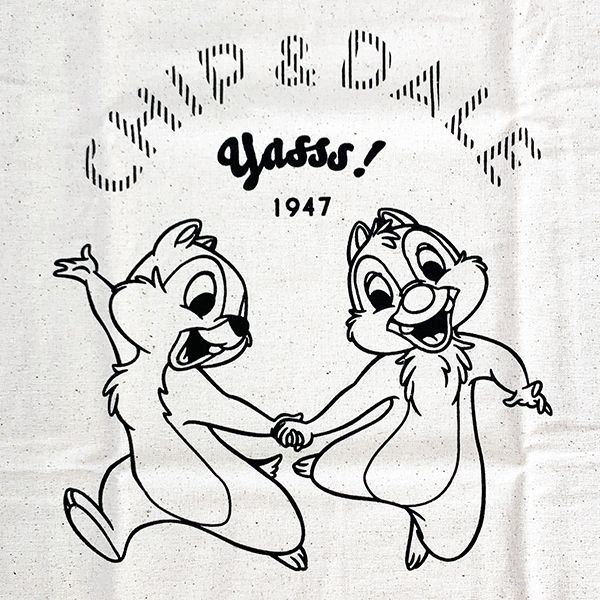 ディズニー マルシェバッグ チップ＆デール エコバッグ チプデル