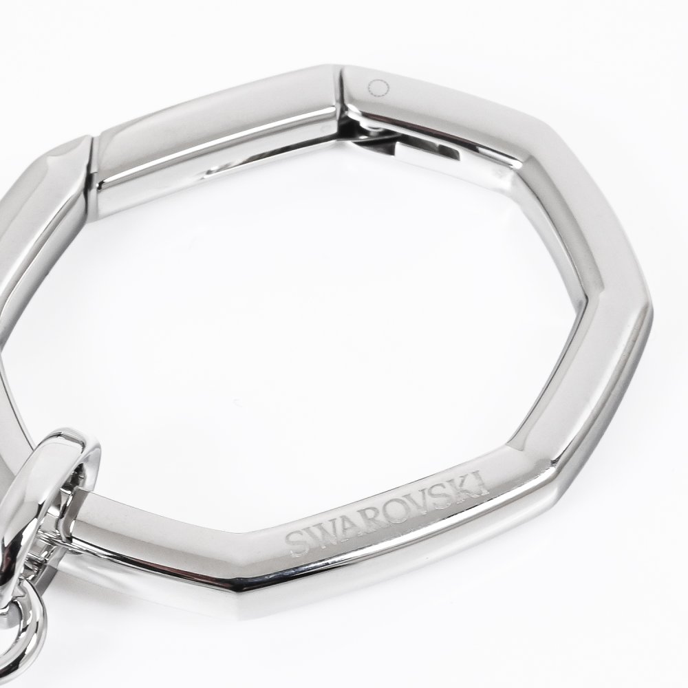 スワロフスキー SWAROVSKI キーリング キーホルダー Una Angelic ラウンドカット レディース クリア 5763032 バッグチャーム 母の日 即日発送【スペシャルラッピング660円(別売り)】 成人祝い