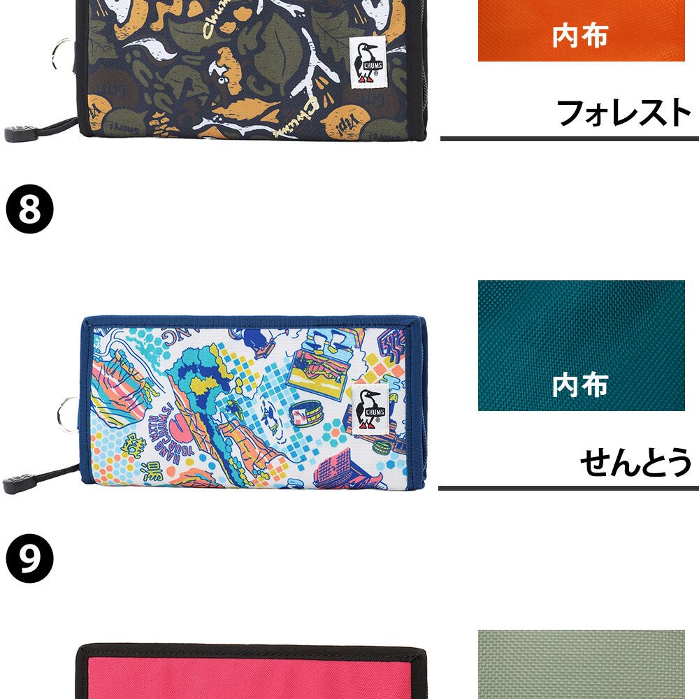 チャムス 財布 長財布 ラウンドファスナー 小銭入れあり CHUMS リサイクルビルフォルドウォレット CH60-3568 キッズ 送料無料 誕生日プレゼント ギフト ラッピング無料 【正規代理店】