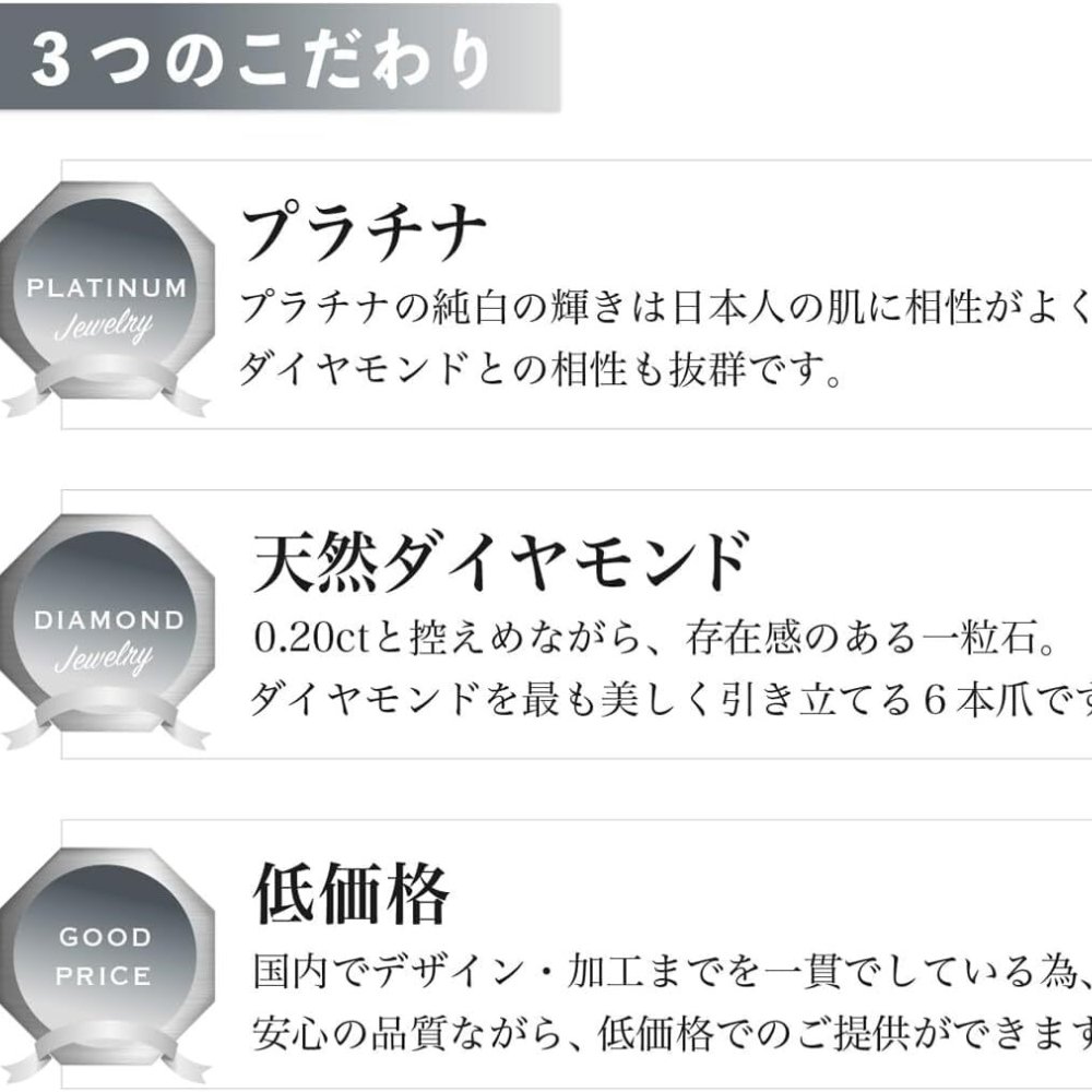 プラチナダイヤ ペンダントネックレス 0.20カラットSI級良質ダイヤプチ 【送料無料】 【4月誕生石ダイヤ】 【レディース,激安,特価,通販】