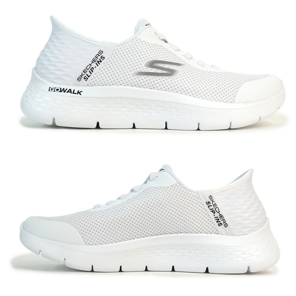 SKECHERS スケッチャーズ スニーカー スリップインズ ゴーウォーク フレックス ハンズ アップ 216324WW WHT ホワイト 白 エクストラワイド 幅広