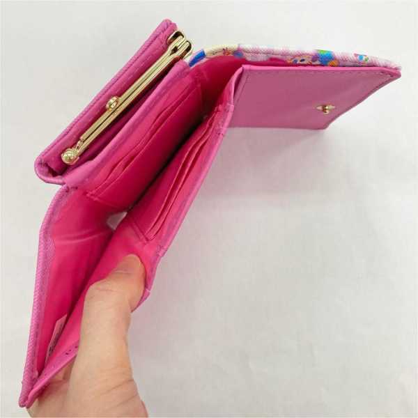 サンリオ ウサハナ 二つ折り財布 口金財布 がま口 財布 レディース 女の子 キッズ 子供用 小さめ コンパクト レトロ かわいい おしゃれ キャラクター グッズ サンリオ正規ライセンス品