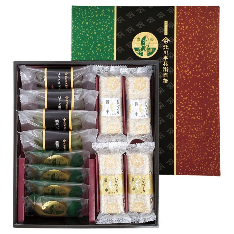 お歳暮・冬ギフト 北川半兵衛商店 宇治の茶菓撰 (KCK-12) ※送料無料(北海道・沖縄・離島への配送不可)