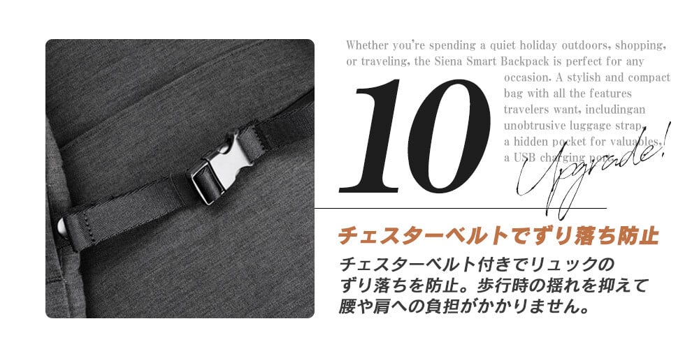 【正規輸入販売代理店】Nordace Siena Pro15 日本限定カラー リュック ビジネスリュック メンズ レディース ブランド [ ノルディス シエナ プロ ND1118 ] 大容量 軽量 USB充電ポート付き 180°開口 旅行 通学 通勤 プレゼント 新生活