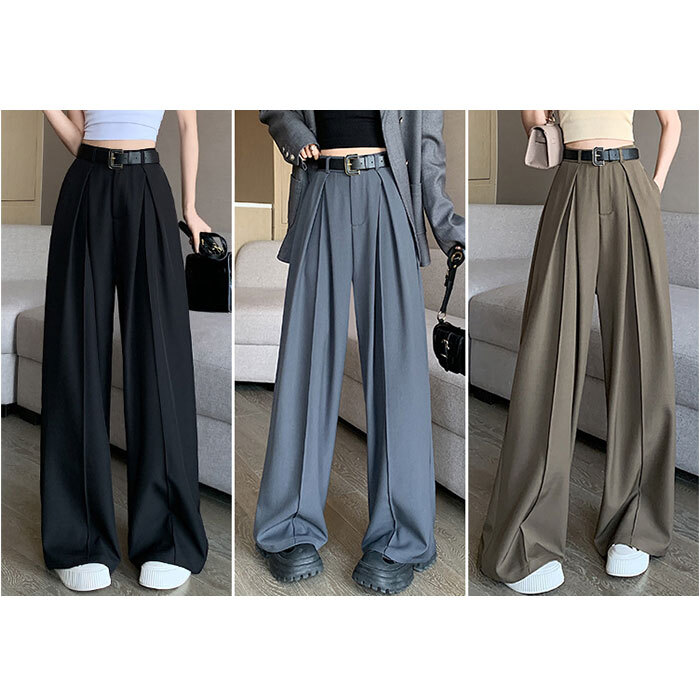 タックパンツ レディース 通販 ワイドパンツ フレアパンツ ロング丈 ボトムス 長ズボン オシャレ かわいい おしゃれ スラックス きれいめ ゆったり ハイウエスト 通勤 通学 シンプル 無地 ドレープ オフィス 春 夏 秋 冬 レディースファッション