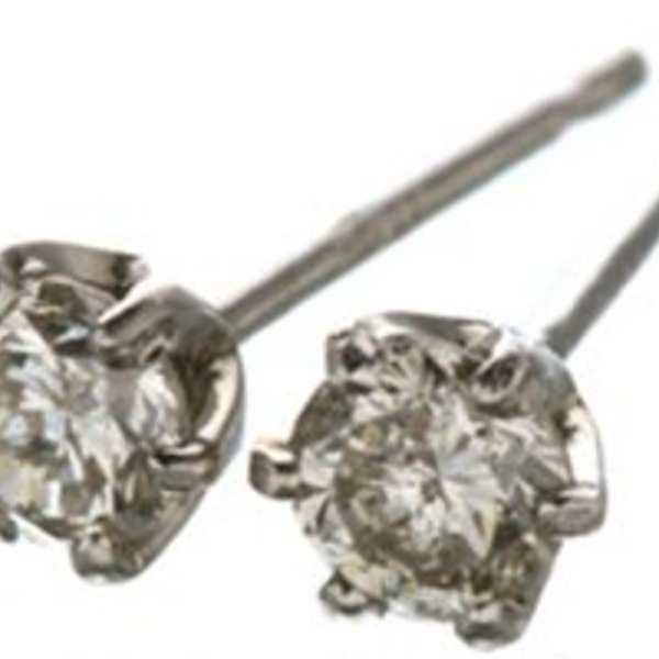 ダイヤモンド ピアス プラチナ Pt900 0.1ct ダイヤピアス 一粒 ダイヤ シンプル レディース ギフト プレゼント ラッピング 誕生日 記念日 妻 彼女 華奢 スキンジュエリー セカンドピアス
