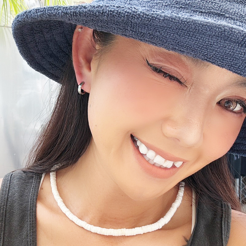 ハワイアンジュエリー ピアス 片耳 両耳 レディース メンズ サージカルステンレス 金属アレルギー対応 小さめ つけっぱなし シルバー ゴールド ピンクゴールド  男性用 女性用 ジェンダーレス