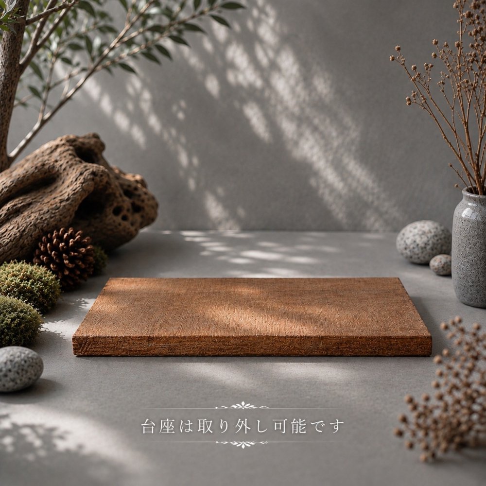 茶釜の組み木｜国産ヒノキ｜和風インテリア・木製置き物｜お茶好きの方への贈り物にも｜ハンドメイド