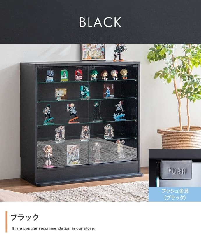 推し活 棚 推し活収納 コレクションケース 幅80cm×奥行34cm×高さ81.2cm コレクションラック コレクションボード フィギュア ケース ディスプレイラック ガラス 壁面収納 大型大人かわいいインテリア 新生活