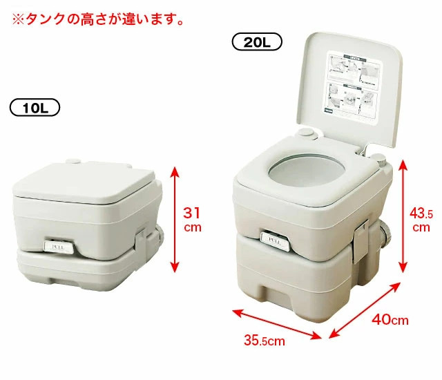 ポータブルトイレ 水洗トイレ 20 L タイプ 簡易トイレ 防災用品 本格派　送料無料
