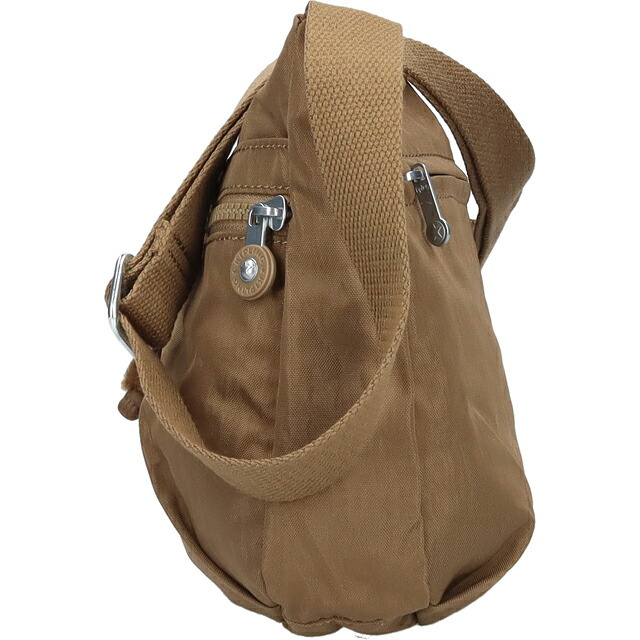 キプリング ショルダーバッグ レディース ブランド Kipling イゼラ ロゴ ワンポイント 無地 K02144-1NA Smooth Khaki