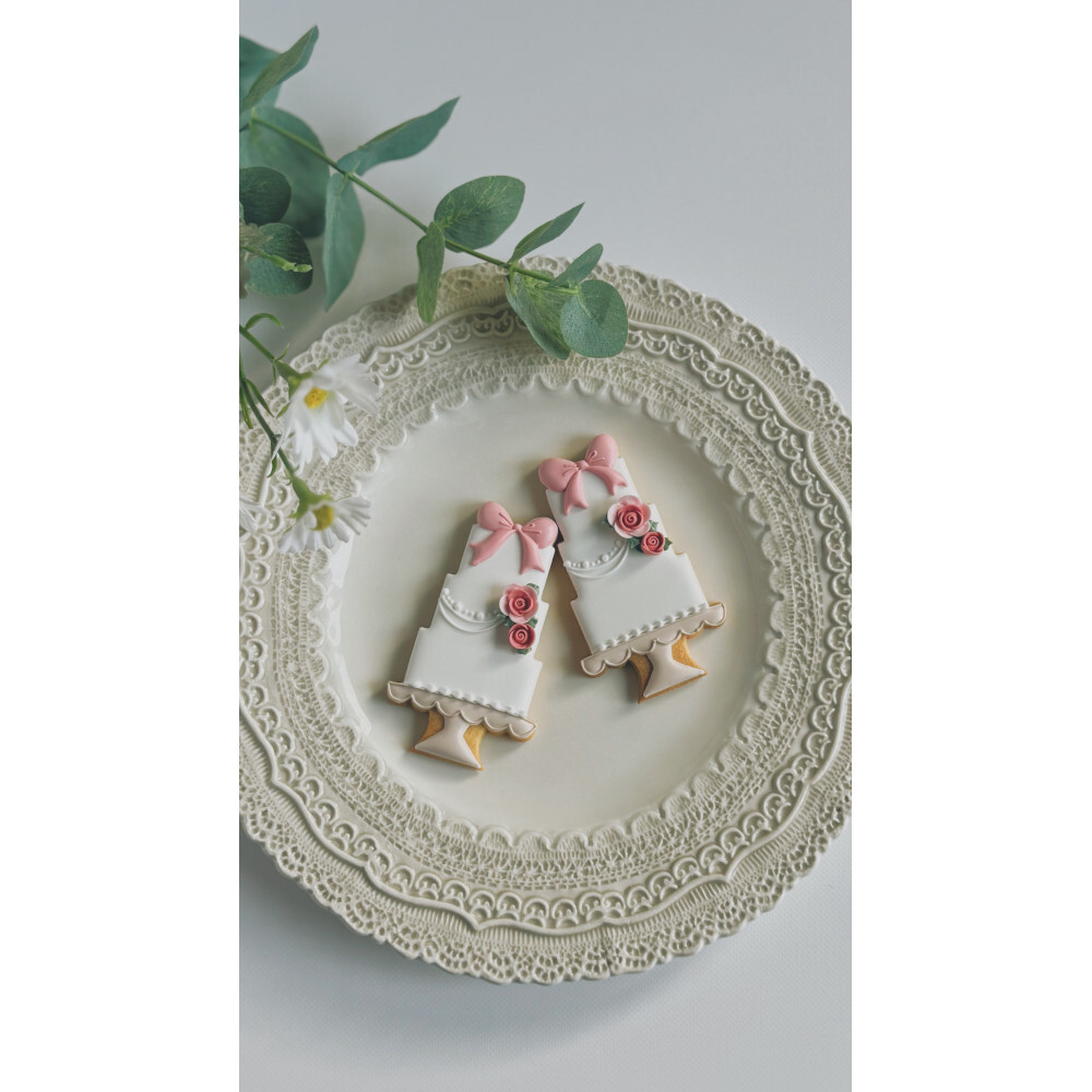 ウェディングケーキクッキー   記念日 結婚祝い