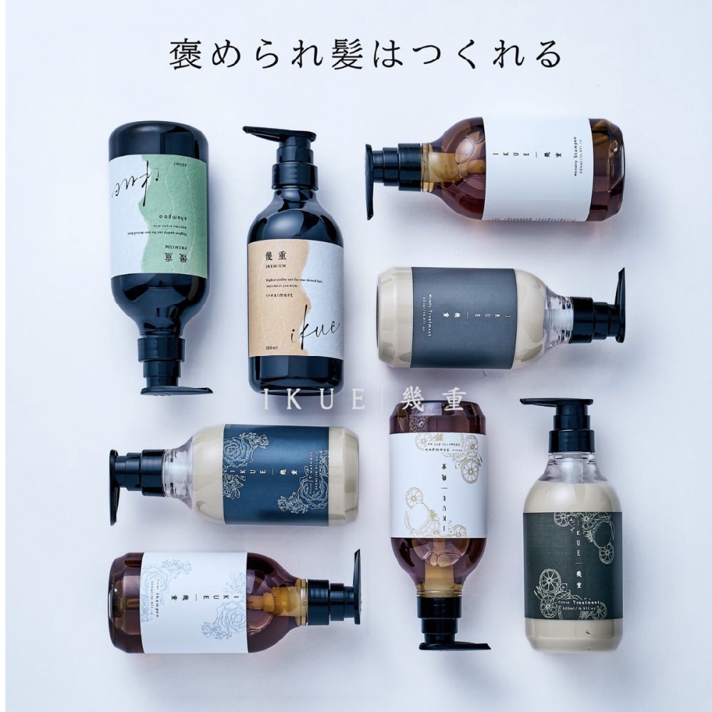 シャンプー トリートメント IKUE 幾重 詰め替え用 450ml 単品 詰替え 詰替用 美容師監修 サロンシャンプー サロントリートメント アミノ酸系洗浄成分 ヘマチン ホホバ種子油 保湿 ヘアケア ダメージヘア 乾燥 うねり くせ毛 まとまり 頭皮ケア 日本製 女性 美容好き ヘアケア用品