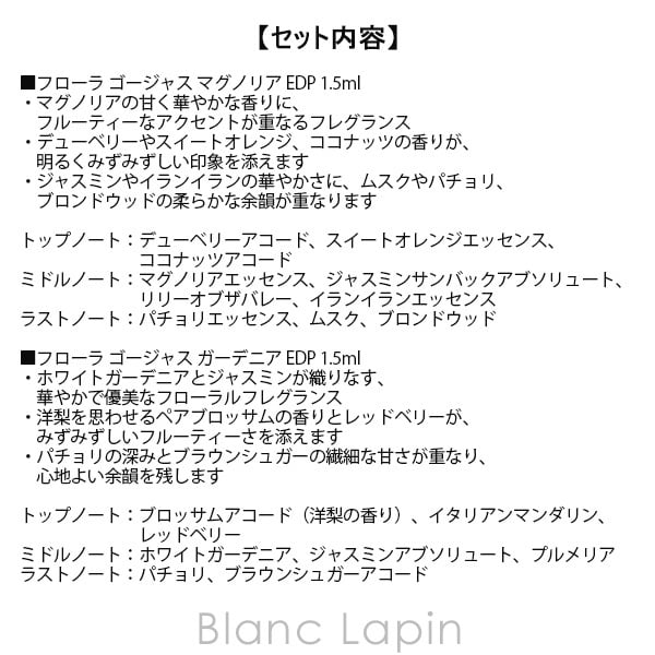 【ミニサイズセット】 グッチ GUCCI フローラ ディスカバリーキット ミニサイズセット 1.5ml x4