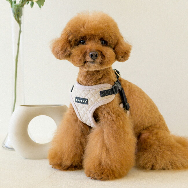 PUPPIA パピア ハーネス アービン 快適ハーネス Cタイプ 秋冬 防寒 プレゼント ギフト 贈り物 誕生日 小型犬 犬用 犬服 トイプードル チワワ S M 散歩用 胴輪 快適設計 柔らかい 着せやすい バックル式 暖かい おしゃれ