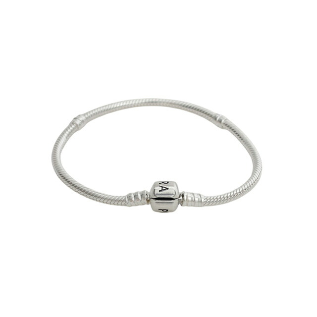 パンドラ PANDORA Moments Barrel Clasp Snake Chain Bracelet アクセサリーブレスレット 594593c00-16 レディースシルバー