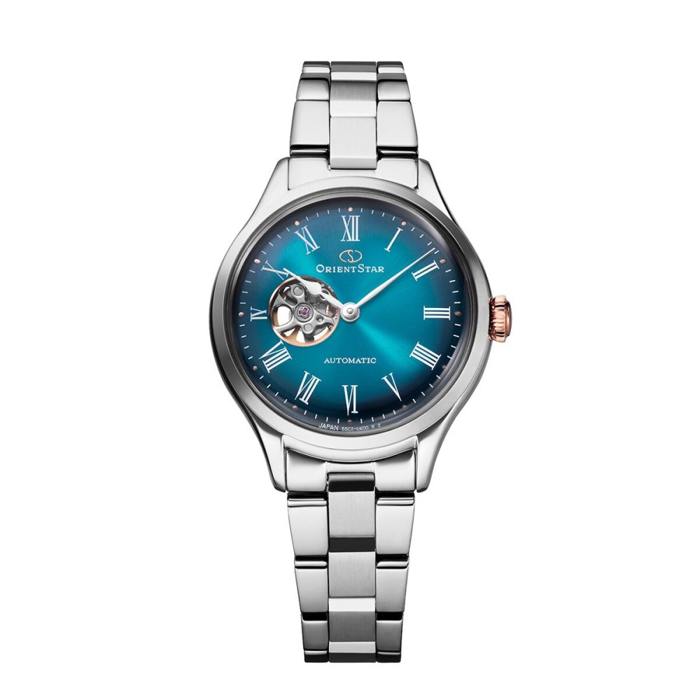 オリエントスター ORIENT STAR クラシック セミスケルトン 75周年記念 国内375本限定 腕時計 レディース 自動巻き 日本製 RK-ND0024E 極光 オーロラ【2026 新作】