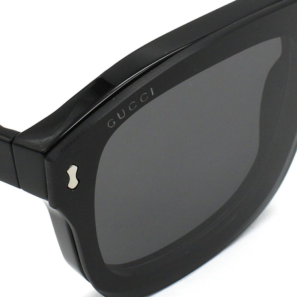 グッチ GUCCI サングラス EYEWEAR グローバルフィット 2WAY UVカット アイウェア パイロット アビエーター / ティアドロップ GG1712S-001 メンズ レディース ユニセックス ブラック+トランスペアレント（クリア） + クリップオン装着時スモーク 国内正規品