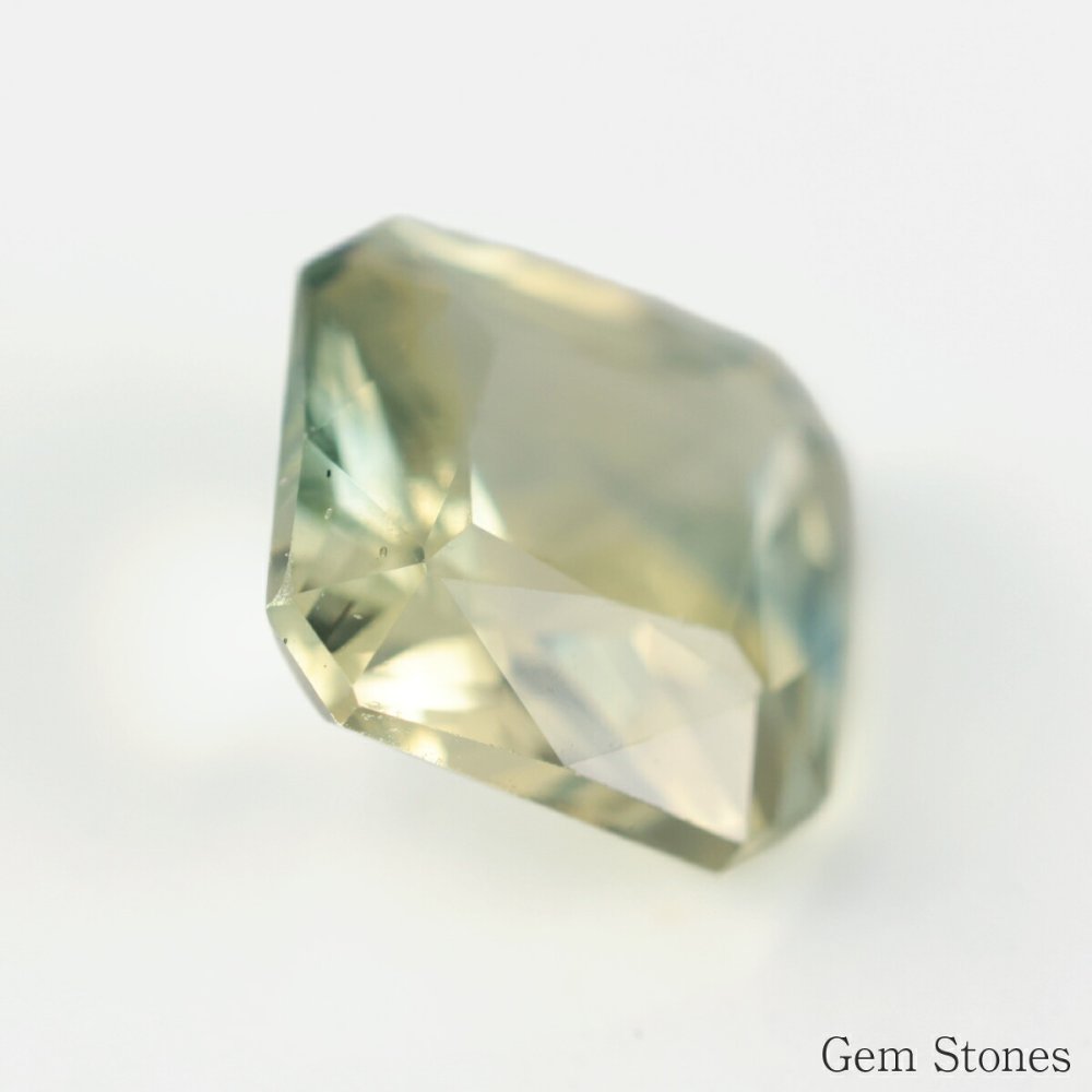 非加熱 バイカラーサファイア 1.69ct ルース 宝石 裸石 グリーン イエロー バイカラー サファイア ジュエリー オリジナル 制作 コレクション 誕生石 9月 記念 お守り 誕生日 プレゼント