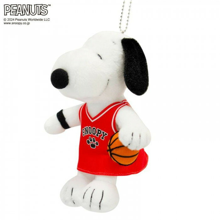 スヌーピー ぬいぐるみ マスコット バスケ 吉徳 SNOOPY キャラクター グッズ スポーツ ユニフォーム 人形 雑貨 ギフト プレゼント お祝い