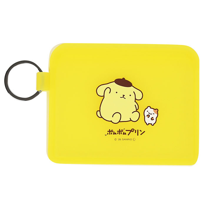 シリコンミニポーチ FLAPPO フラッポ サンリオ SANRIO 甘えんぼ ナミダ フラット ポーチ ミニ カードケース リップ ミニサイズ クロミ KUROMI キャラ 子供 クリア シリコン  シリコン製 マチ無し シンプル パステルカラー 女の子 レディース