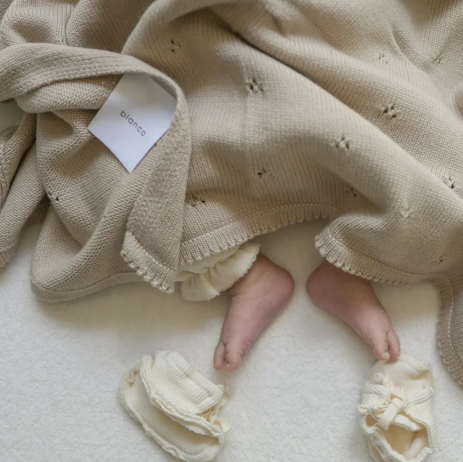 blanco ブランコ blanket gift ベビーギフトセット 出産祝い ベビー ニットブランケット おくるみ