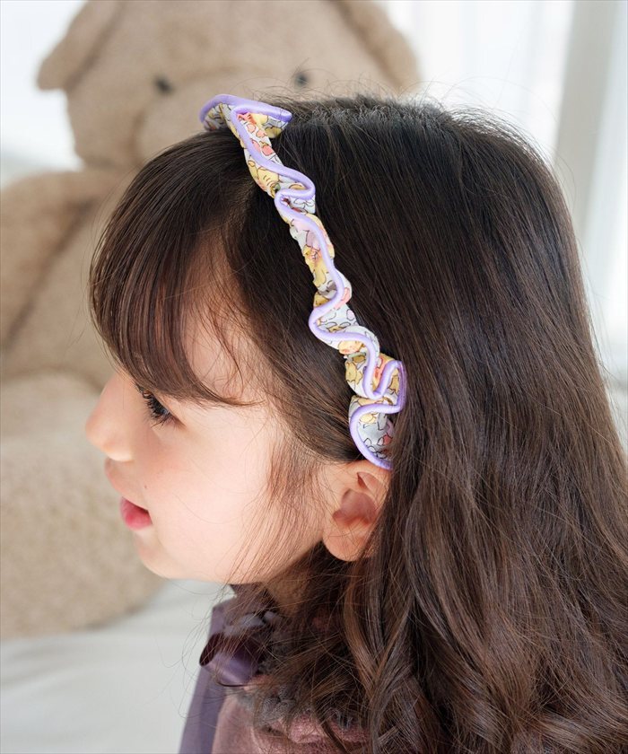 カチューシャ キッズ 通販 Rora ルル ヘアアクセサリー 髪飾り 髪留め 子供 女の子 かわいい おしゃれ 可愛い オシャレ 小花柄 くしゅくしゅ カジュアル フォーマル 発表会 結婚式 お呼ばれ 七五三 上品 きれいめ キッズファッション