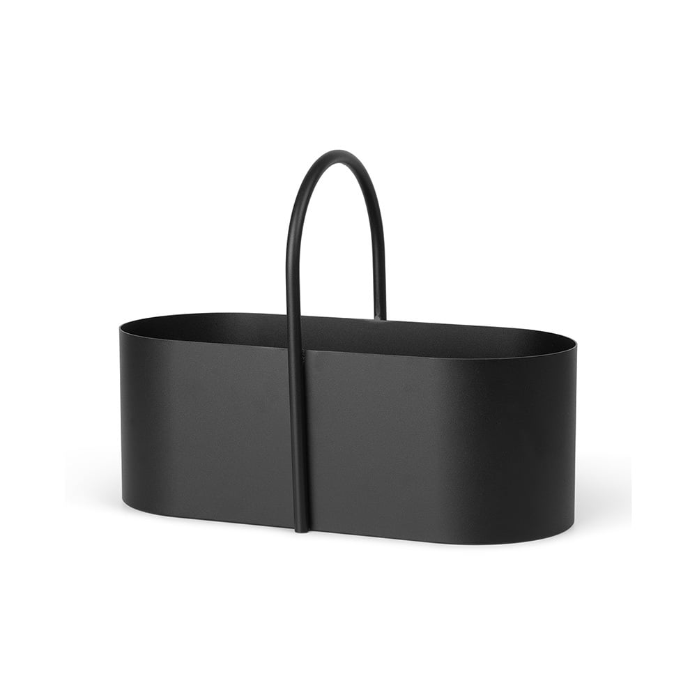 ferm LIVING ファームリビング Grib Toolbox グリブ ツールボックス 幅35cm 北欧小物入れ 収納 インテリア 雑貨 メイクボックス おしゃれ キッチンツール アイアン バスケット カゴ
