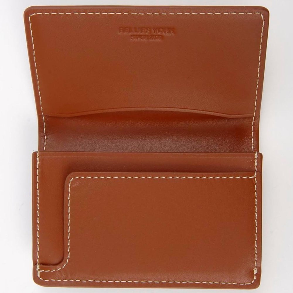 ベリーズヨーク　BELLIES YORK　カードケース　名刺入れ　BYTM1881BR　ブラウン　茶色　ベジタブルタンニン　イタリアンレザー　牛革　”エイジングを楽しむ革小物”