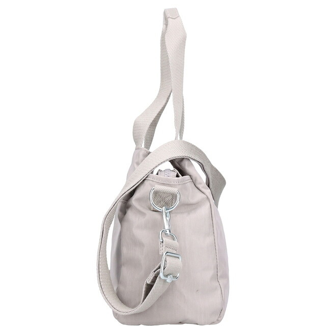 キプリング ハンドバッグ レディース ブランド Kipling エリシア ロゴ ワンポイント 無地 2WAY K43791-89L Grey Gris グレー