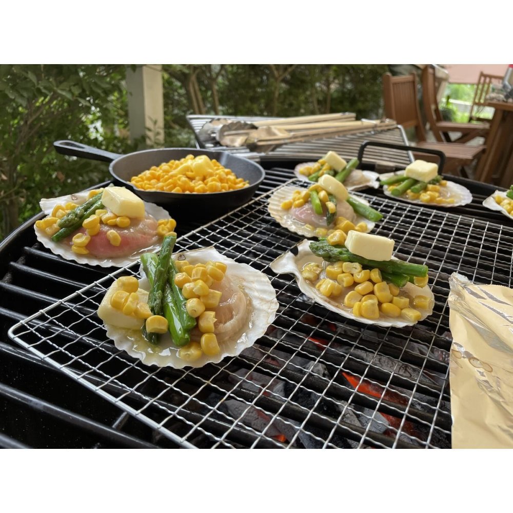 北海道産 帆立 バター焼き 5袋 ホタテ 殻付き 片貝 ほたてバター焼き 北海道 ほたて