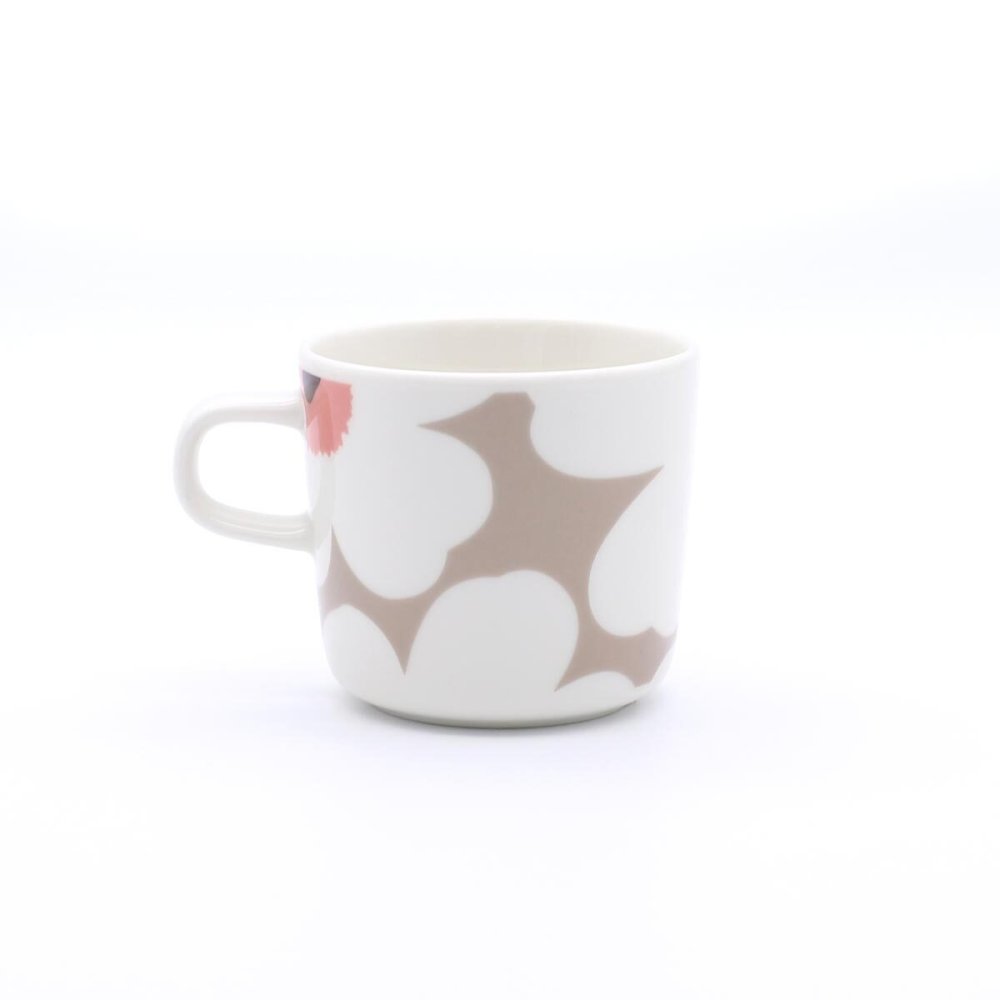 マリメッコ ウニッコ コーヒーカップ 200ml クレイ/ホワイト/ローズ marimekko UNIKKO 耐熱 電子レンジ対応 ギフト 結婚祝い プレゼント 贈り物